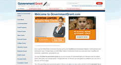 Desktop Screenshot of governmentgrant.com